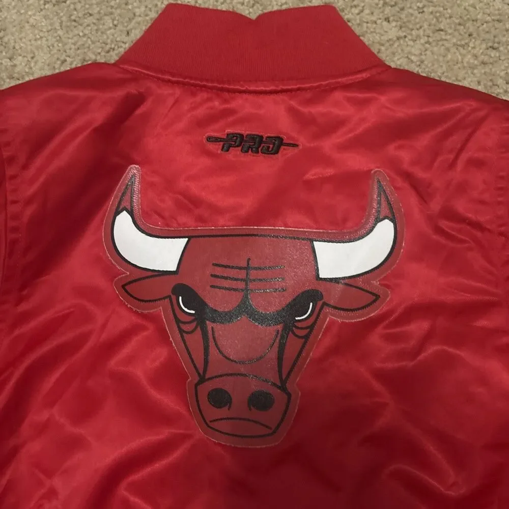 Pro Standard Toddler Boys' Chicago Bulls NBA Basketball Jacket - Red Size 2T